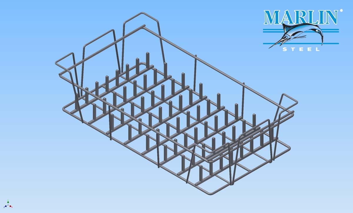 Marlin Steel Wire Basket 1094007