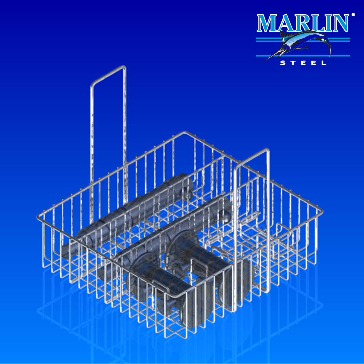 Marlin Steel Wire Material Handling Basket 424003