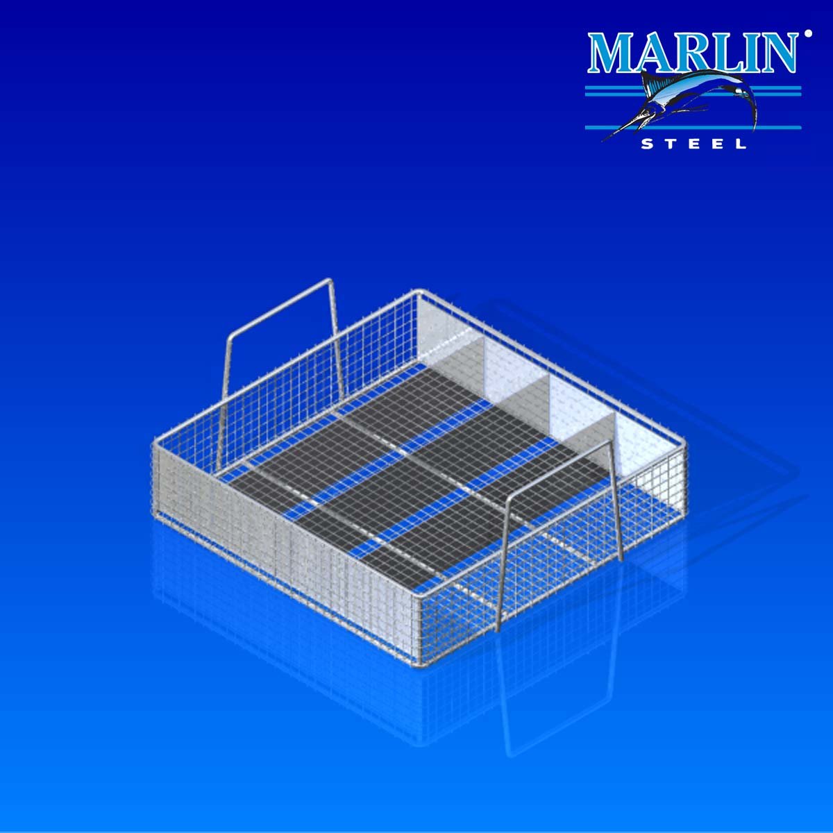 Wire Baskets with Handles and Dividers 920002