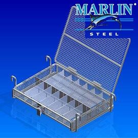 Wire Basket with Lid 986002