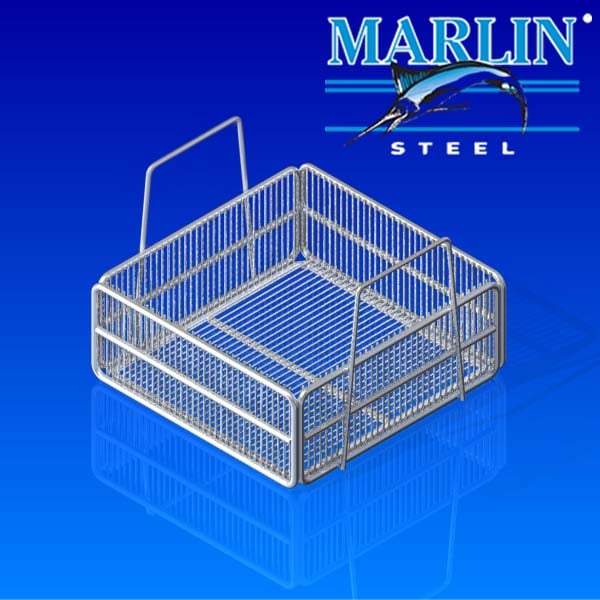 Marlin Steel Wire Basket with Handles 980002
