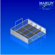 Custom Wire Basket with Dividers 920002