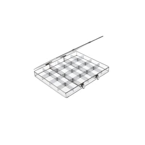 removable dividers and other speciality inserts help increase the versatility of wire baskets.
