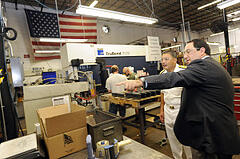 Navy Rear Admiral Visits Marlin Steel