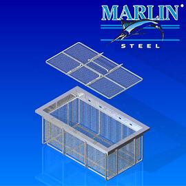 Wire Basket with Lid 495002