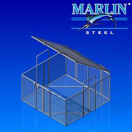 Wire Basket with Lid 542001