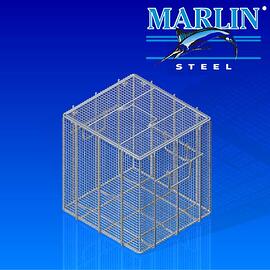Wire Basket with Lid 751001