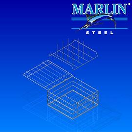 Wire Basket with Lid 960001