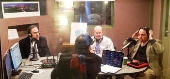 WYPR "Midday with Dan Rodricks" on "Future of Manufacturing" with Drew Greenblatt, president of Marlin Steel (right)