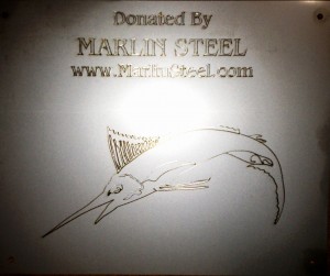 Our Logo in Lego and Sheet Metal