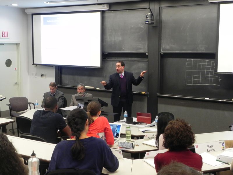 Marlin Steel President Drew Greenblatt at MIT Sloan School of Management graduate class