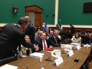 Marlin Steel President Drew Greenblatt preparing to testify before House Energy and Commerce subcommittees on impact of natural gas boom on manufacturing