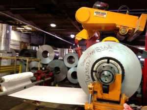 Roll of 304 Stainless bound for Marlin Steel