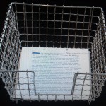 FDR wire basket on display