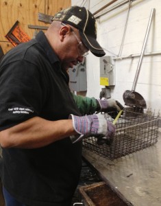 Marlin Steel's Hector Carmona building FDR basket