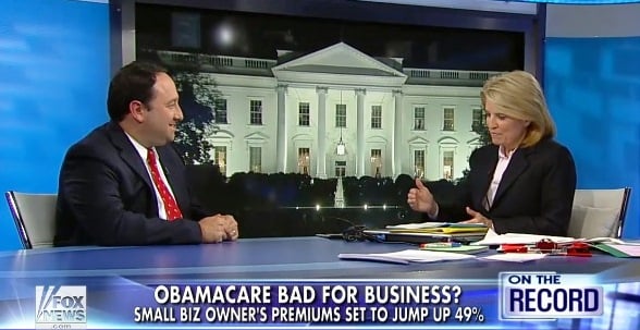 Marlin Steel president on health care on Greta Van Susteren last night