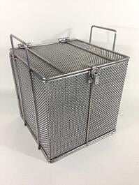 Marlin Steel Custom Wire Basket with Lid