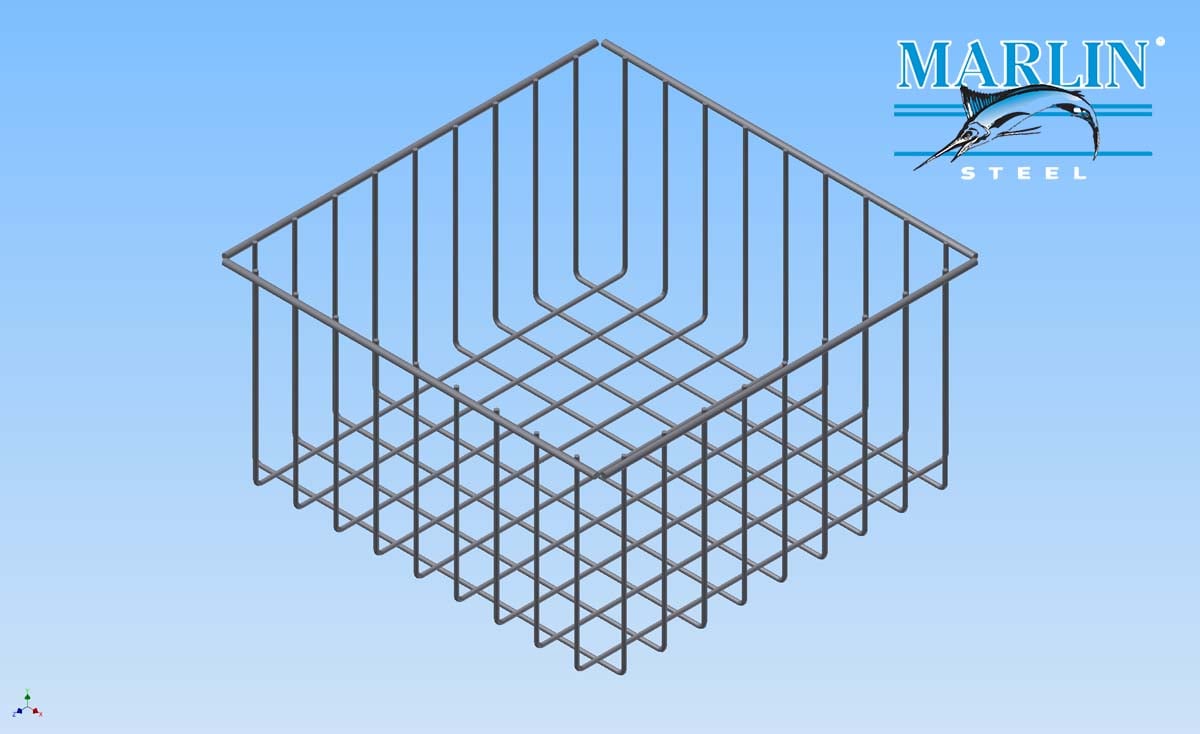 Marlin Steel Wire Basket 1710002