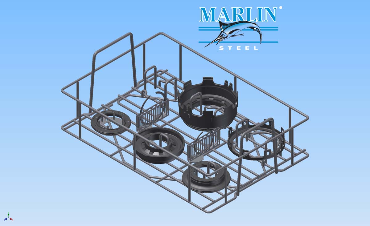 Marlin Steel Wire Basket 1960001