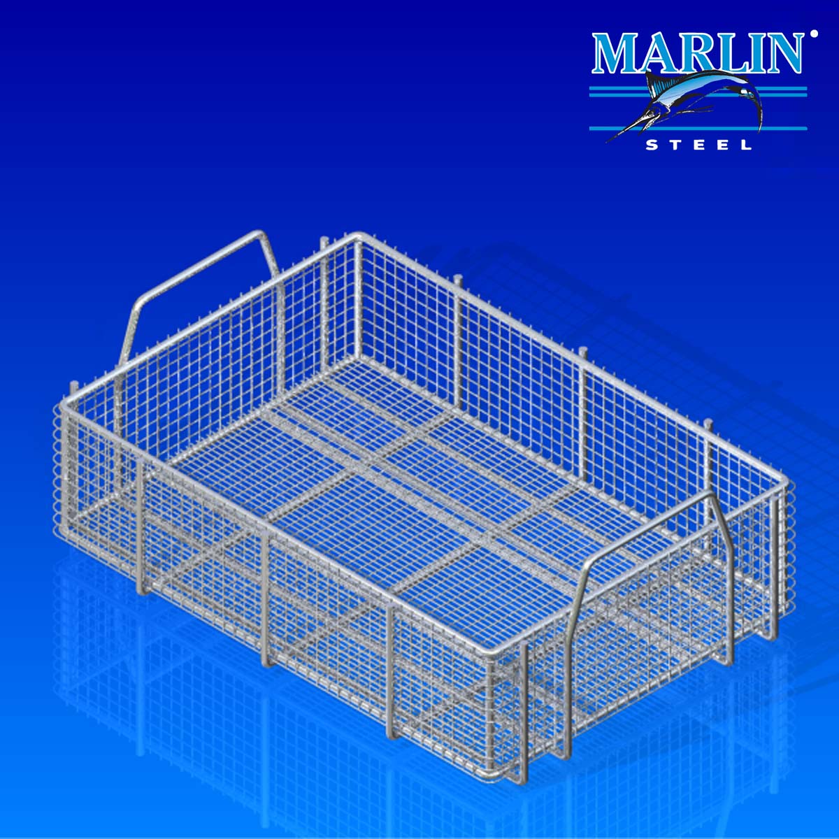 Marlin Steel Basket with Handles 558003