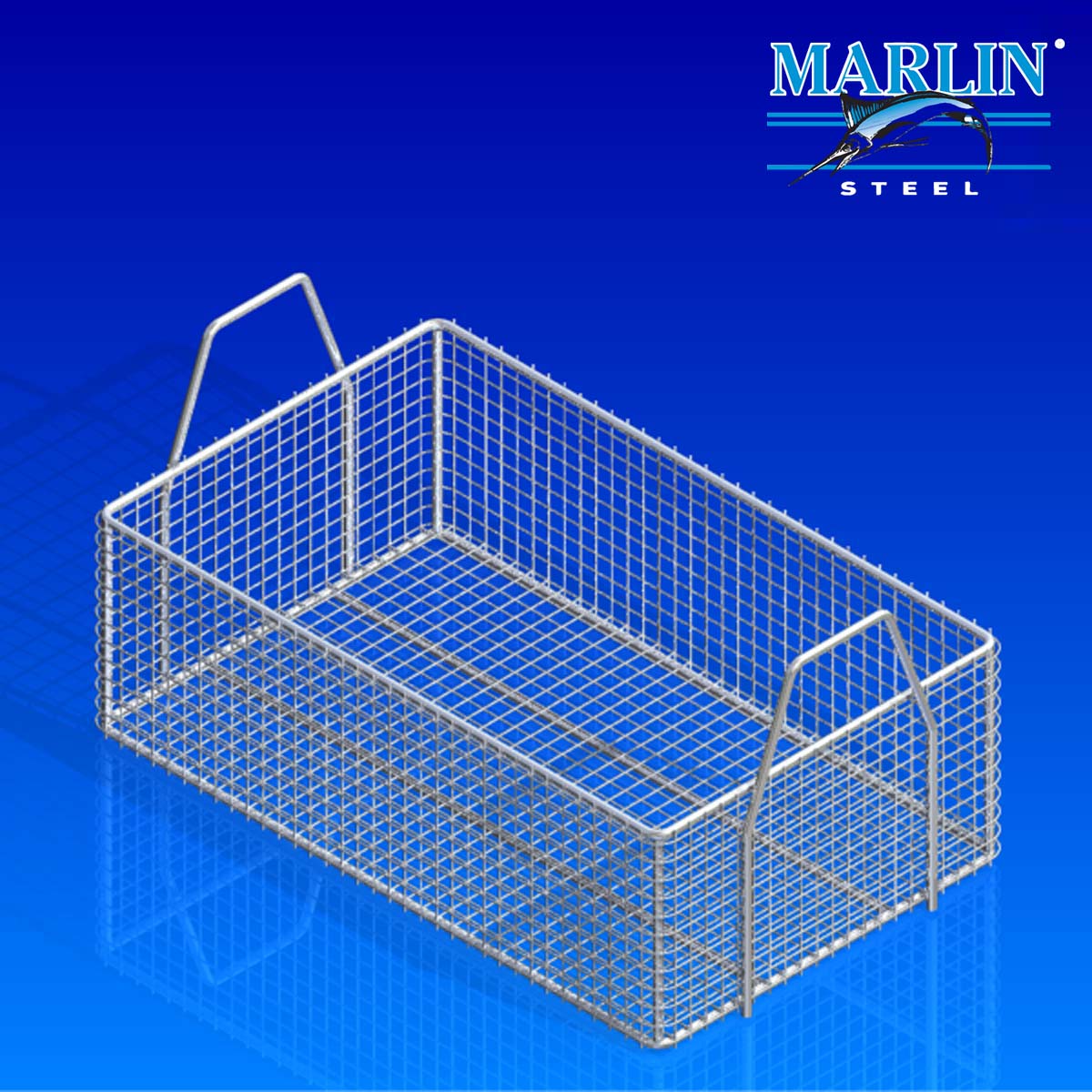 Marlin Steel Basket with Handles 659002