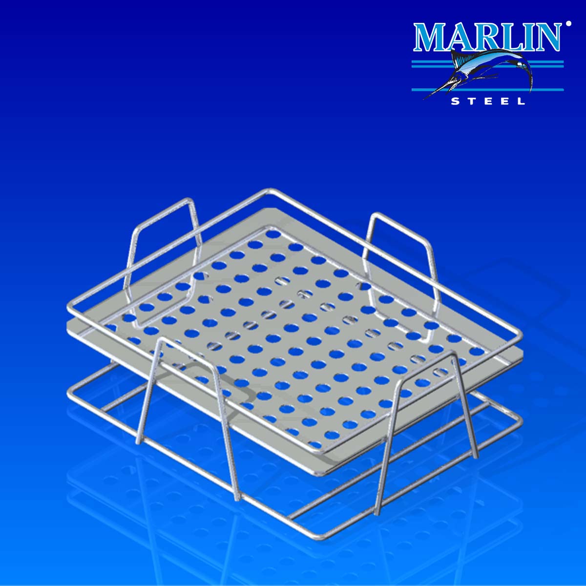 Marlin Steel Basket with Handles 719003