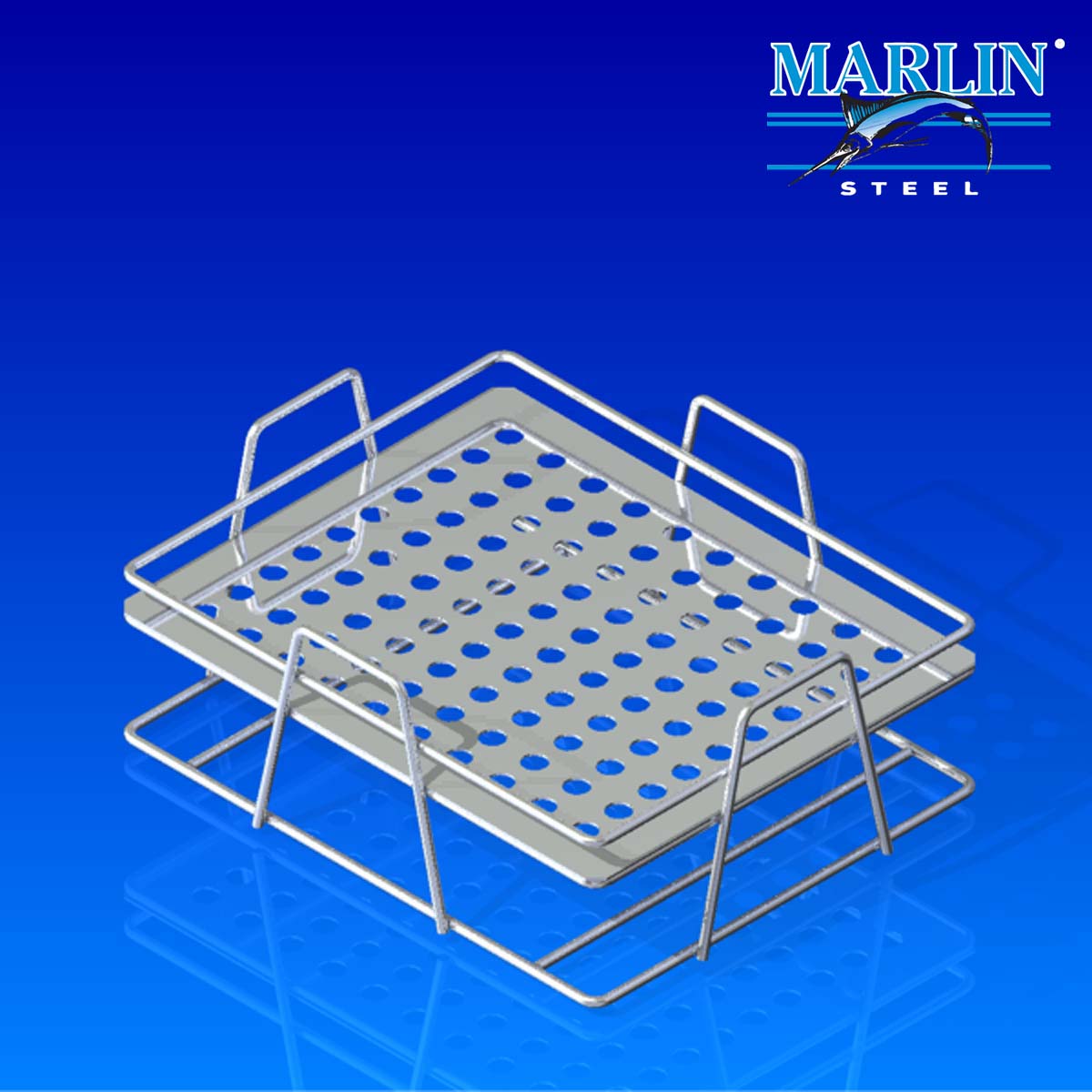 Marlin Steel Basket with Handles 719003