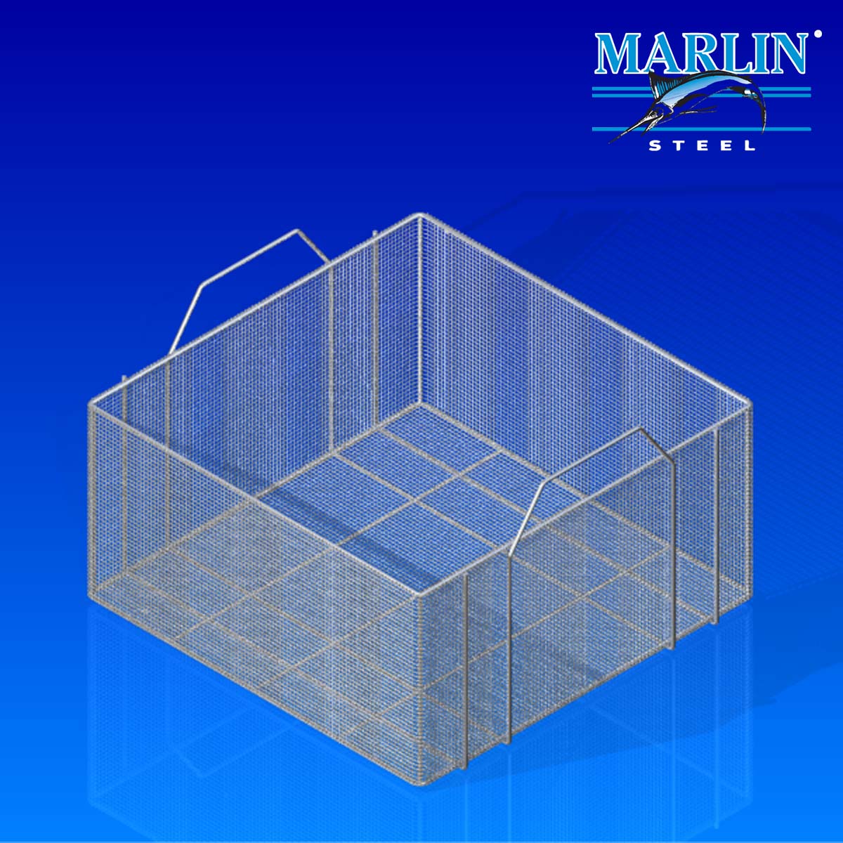 Marlin Steel Wire Basket with Handles 778001