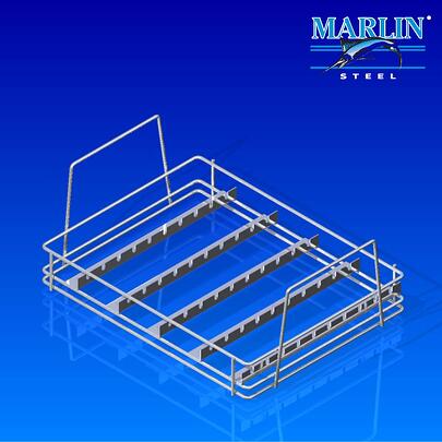 Wire Baskets with Dividers Stainless Steel Baskets Marlin Steel