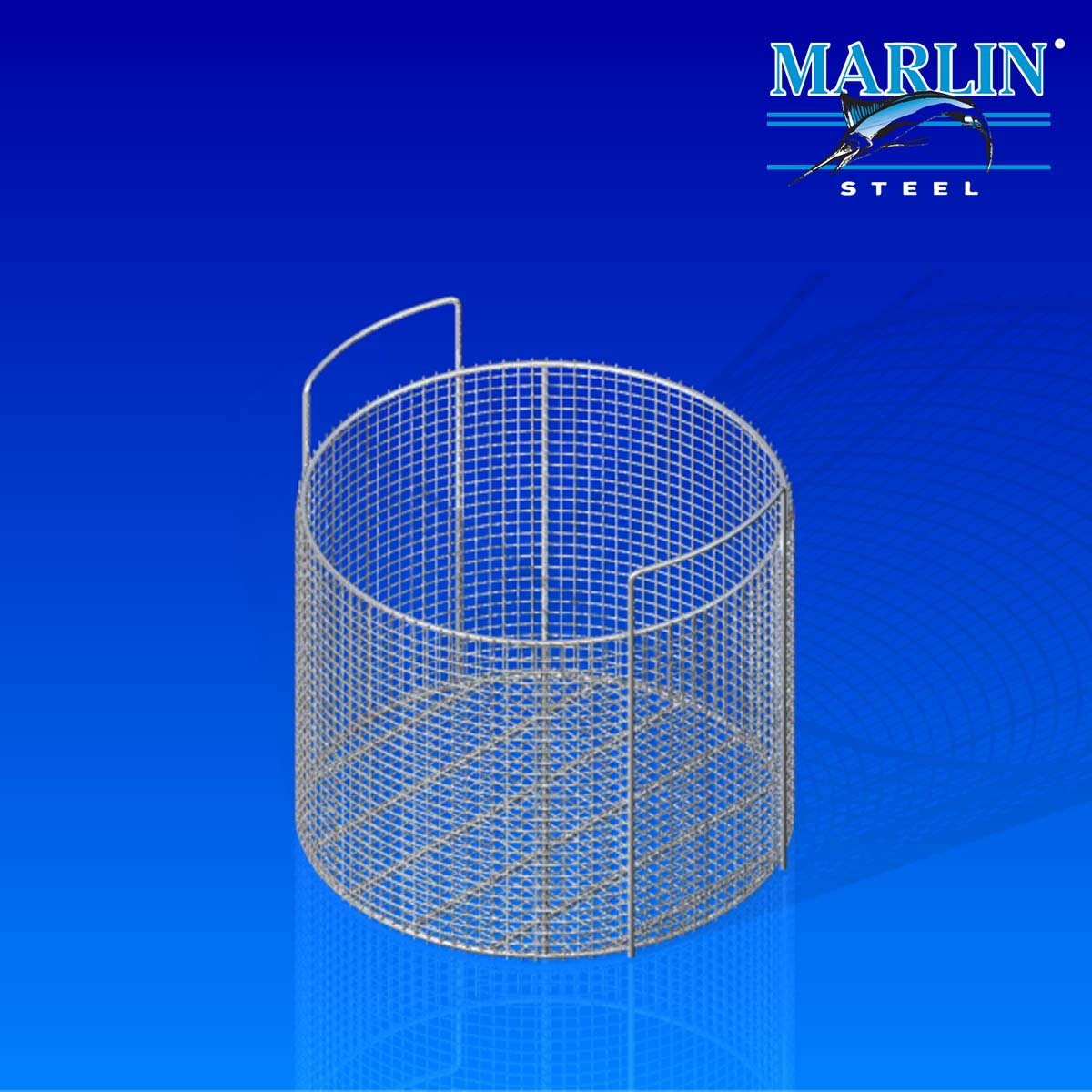 Marlin Steel Round Basket 853001