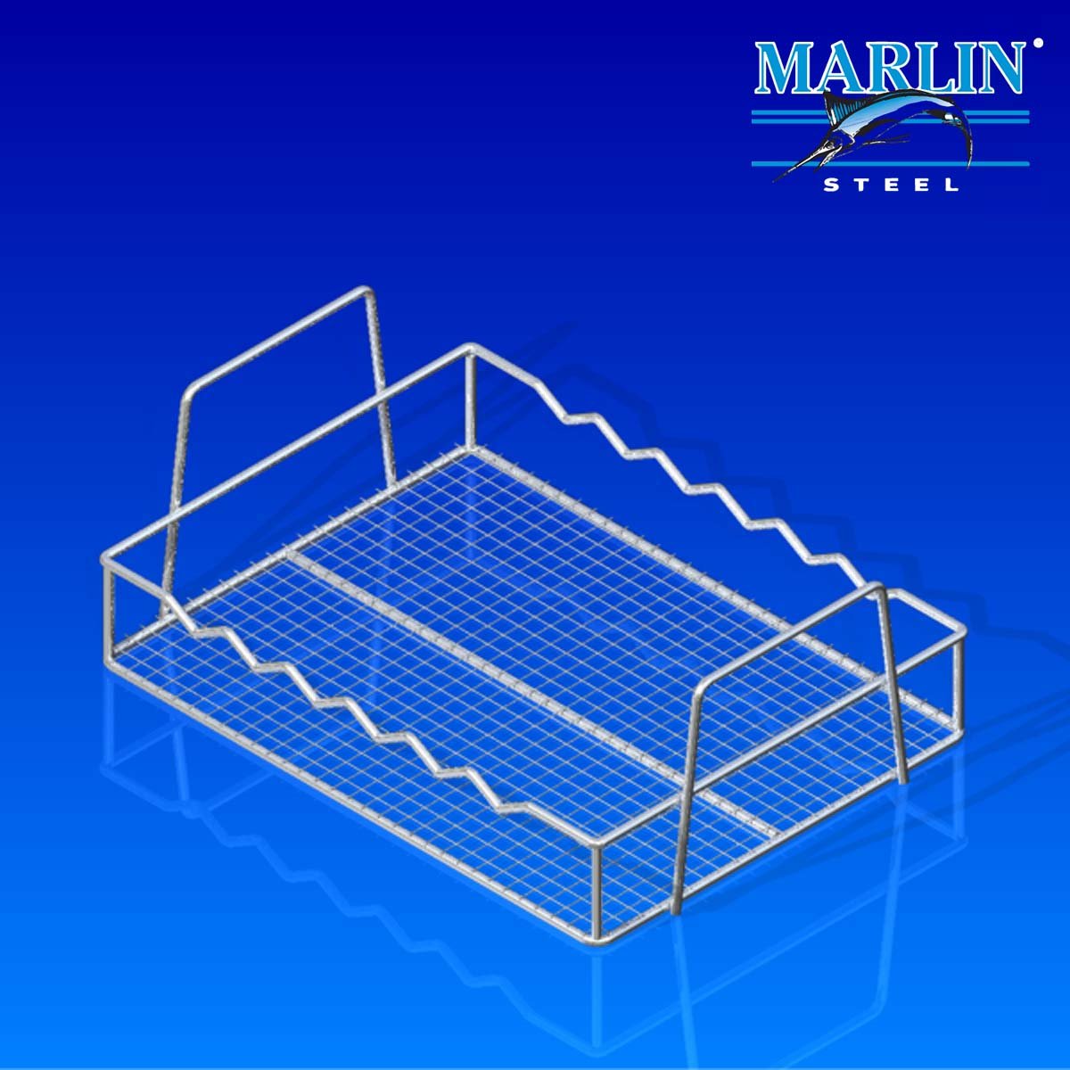 Marlin Steel Basket with Handles 854001