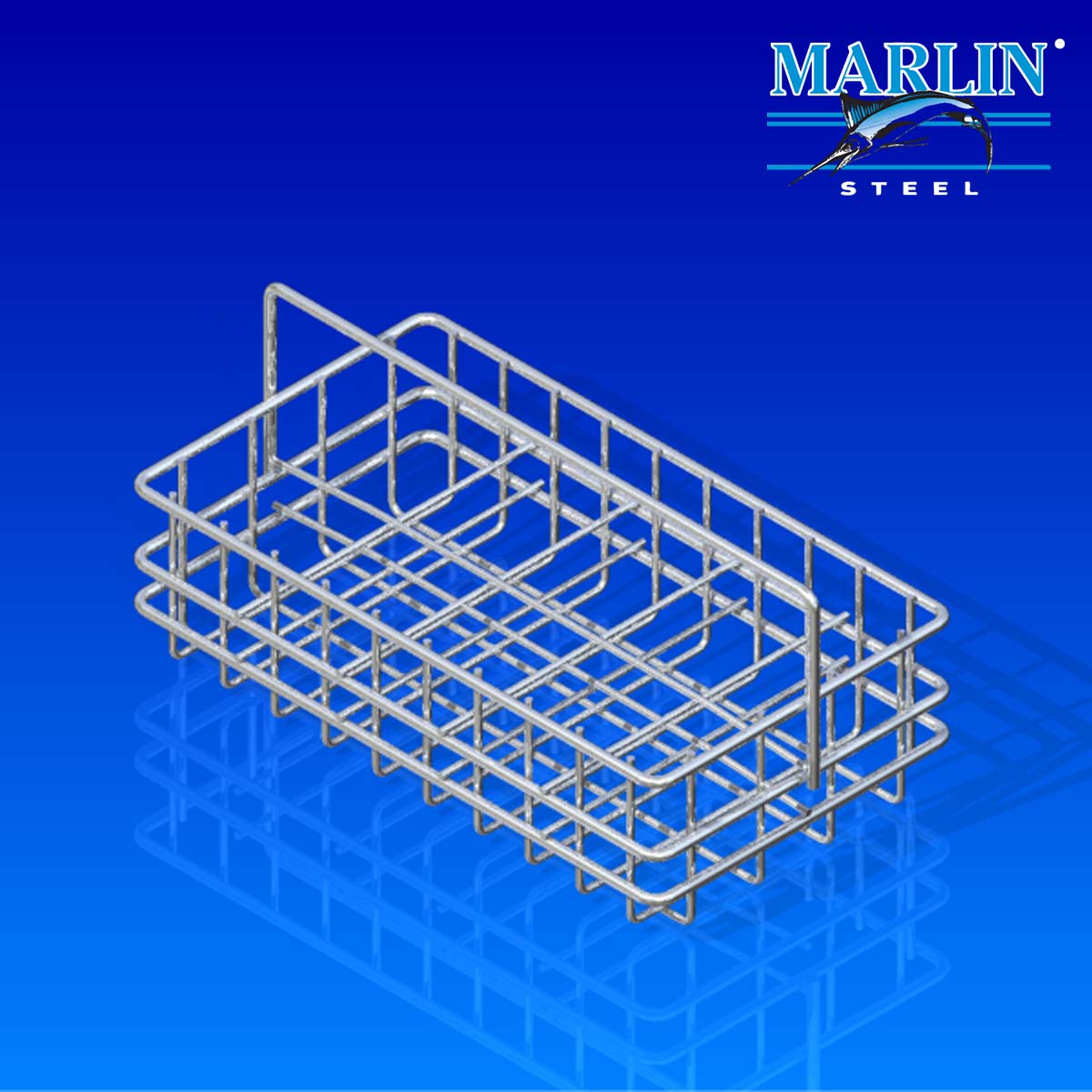 Wire Baskets with Dividers Stainless Steel Baskets Marlin Steel
