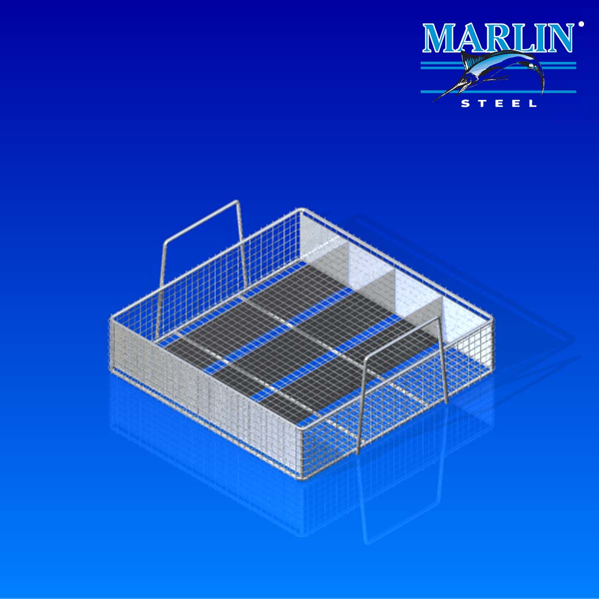 Wire Baskets with Handles and Dividers 920002