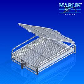 Wire Basket with Dividers 147009