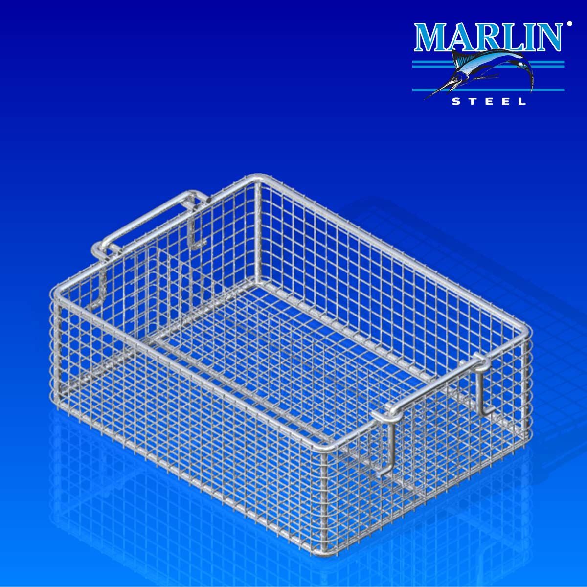 Marlin Steel Basket with Handles 775001