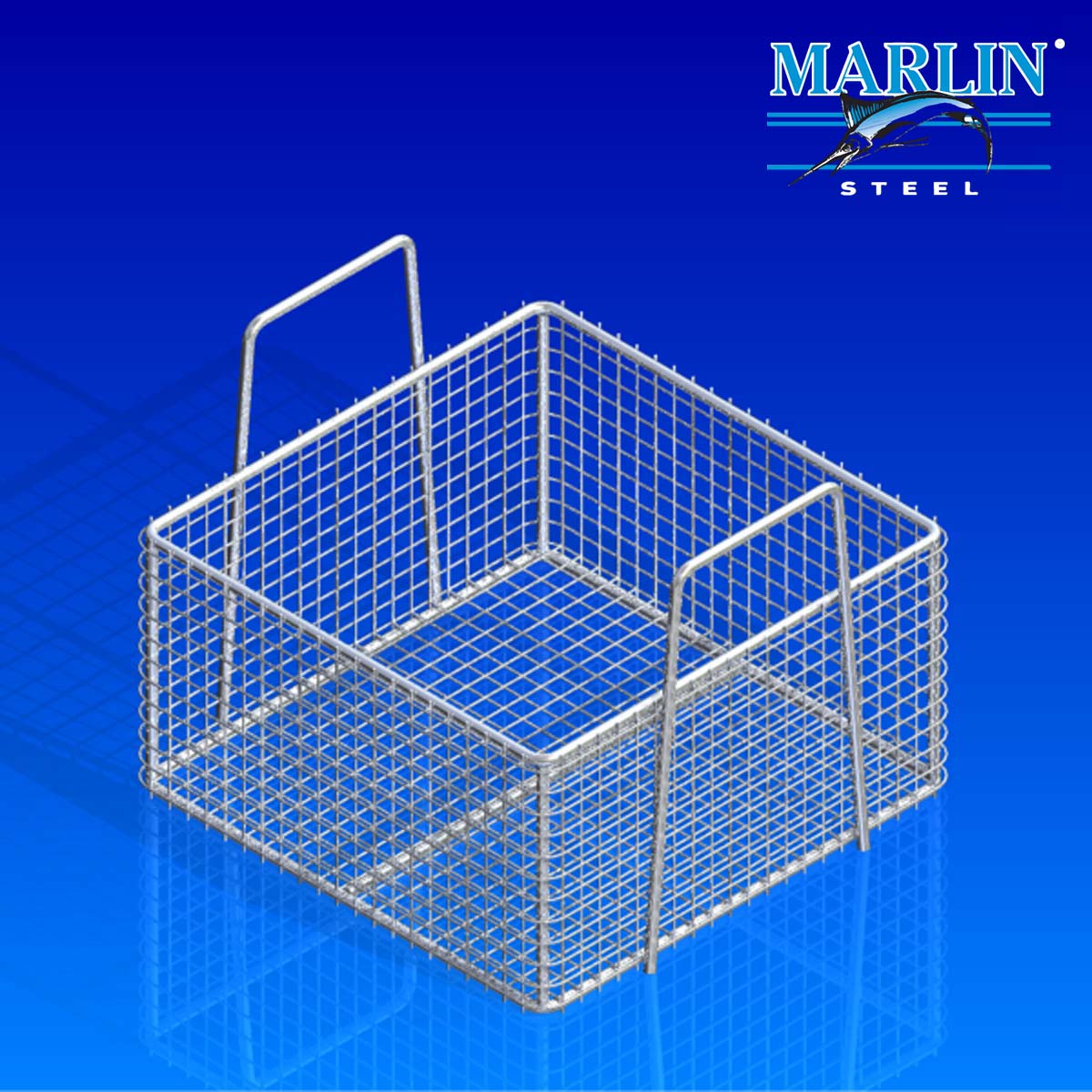 Marlin Steel Basket with Handles 895001