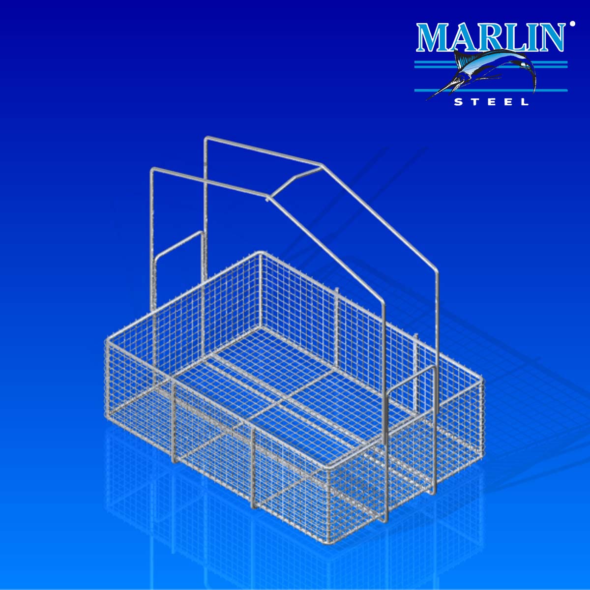 Marlin Steel Basket with Handles 898001