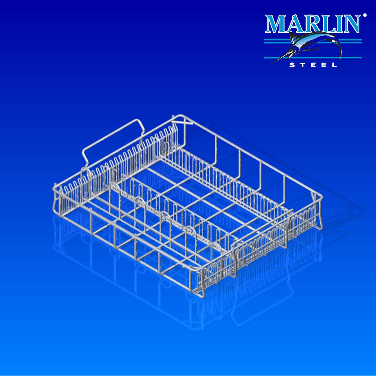 Marlin Steel Wire Basket with Handles 937001