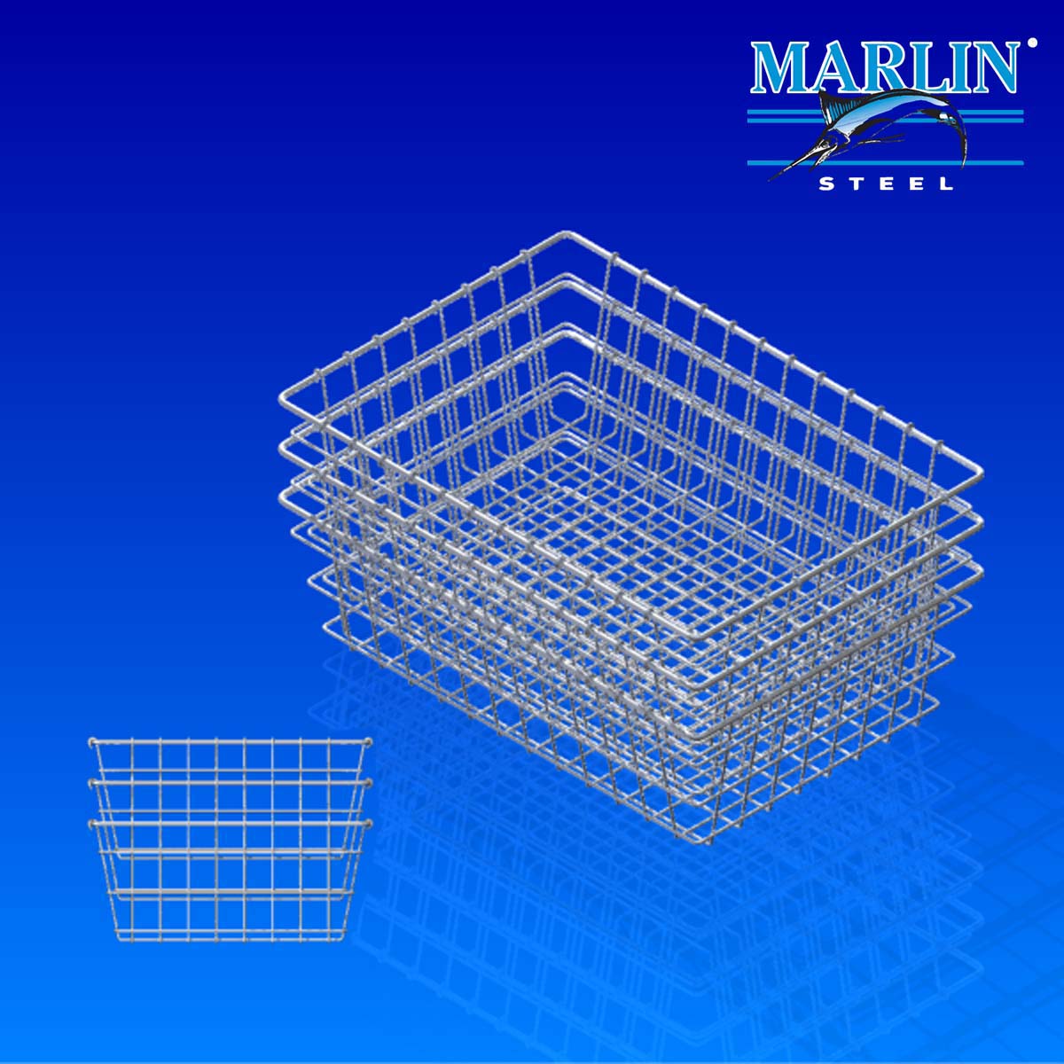 Marlin Steel Wire Basket Nesting