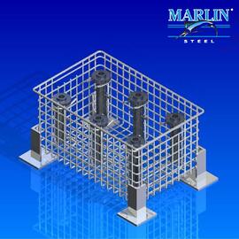 Ultrasonic Cleaning Basket 438005