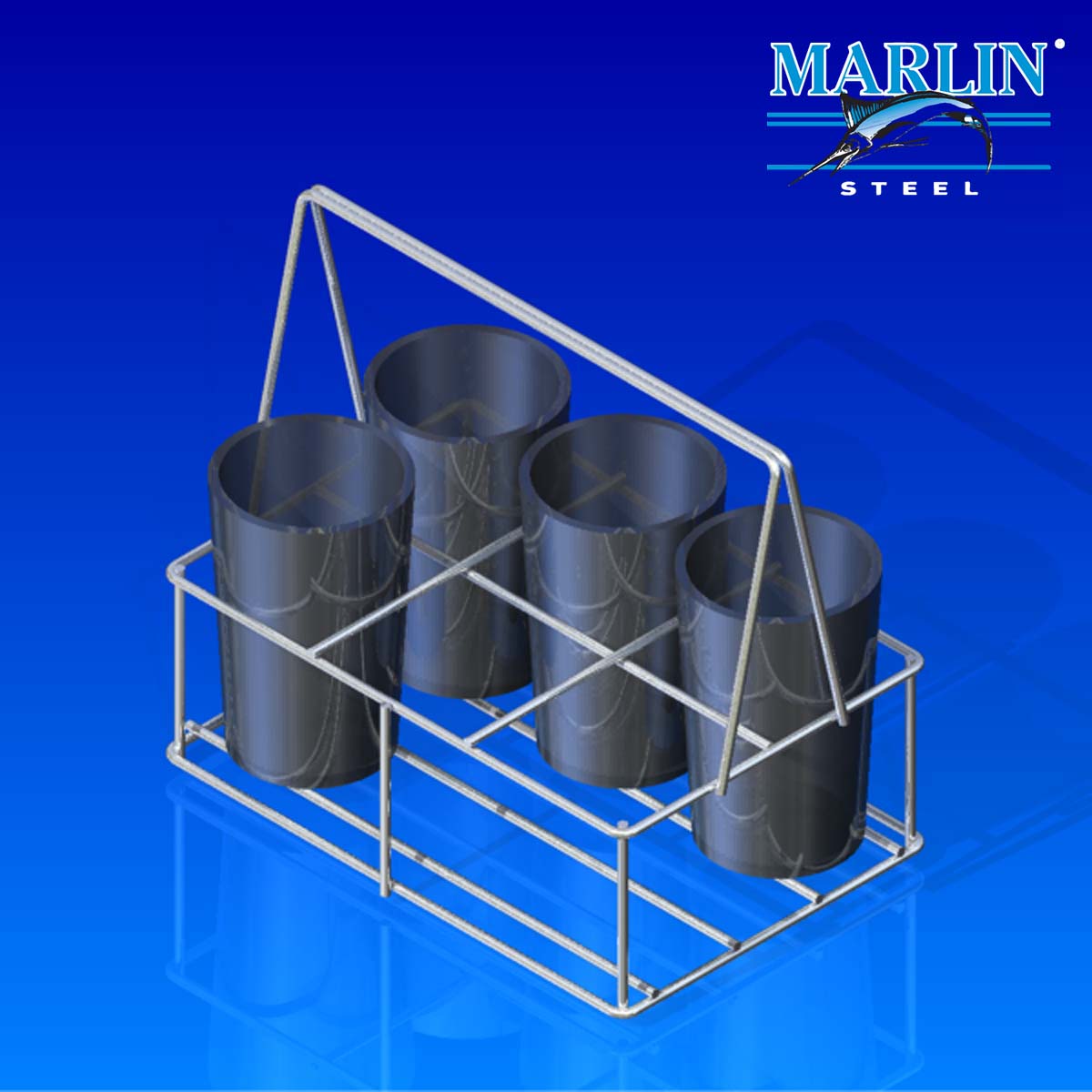 Marlin Steel Wire Material Handling Basket 13026
