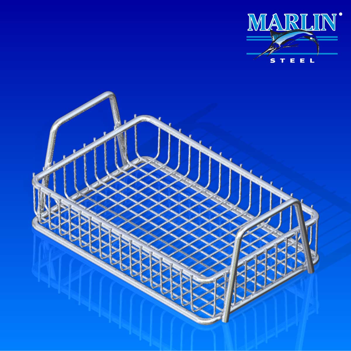 Marlin Steel Basket with Handles 186001