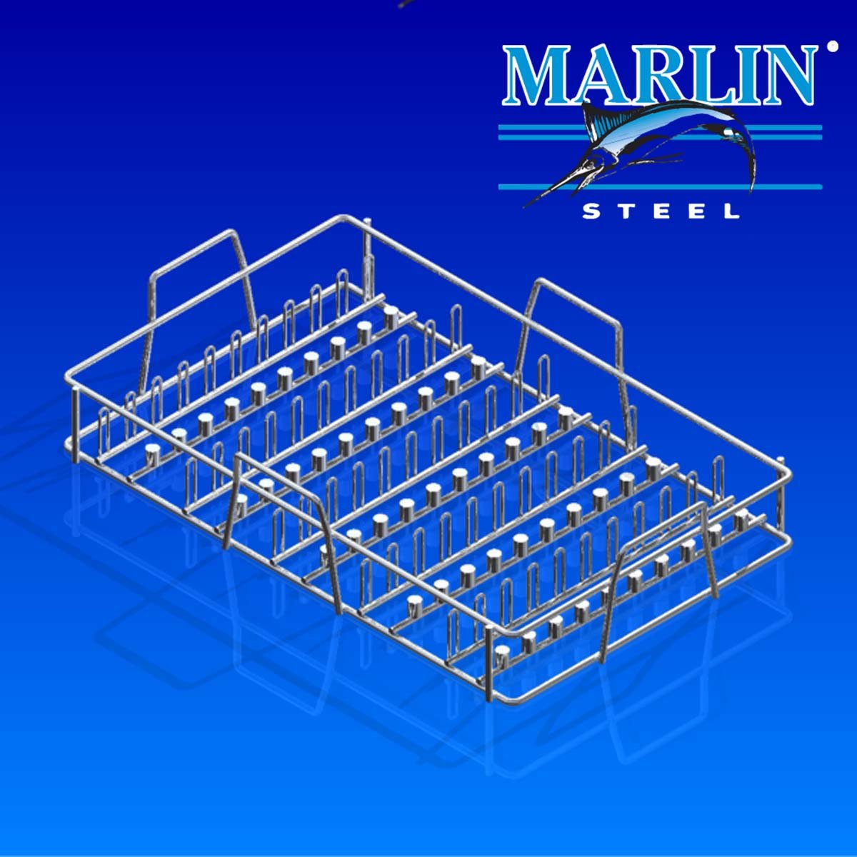 Marlin Steel Basket with Handles 719007