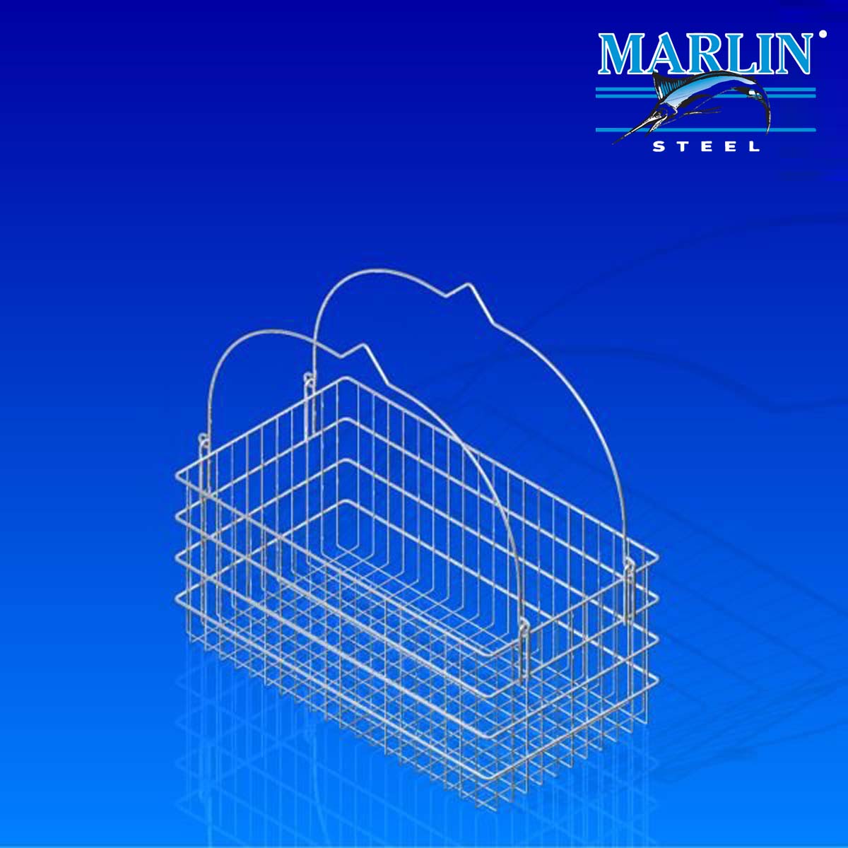 Marlin Steel Wire Basket with Handles 814001
