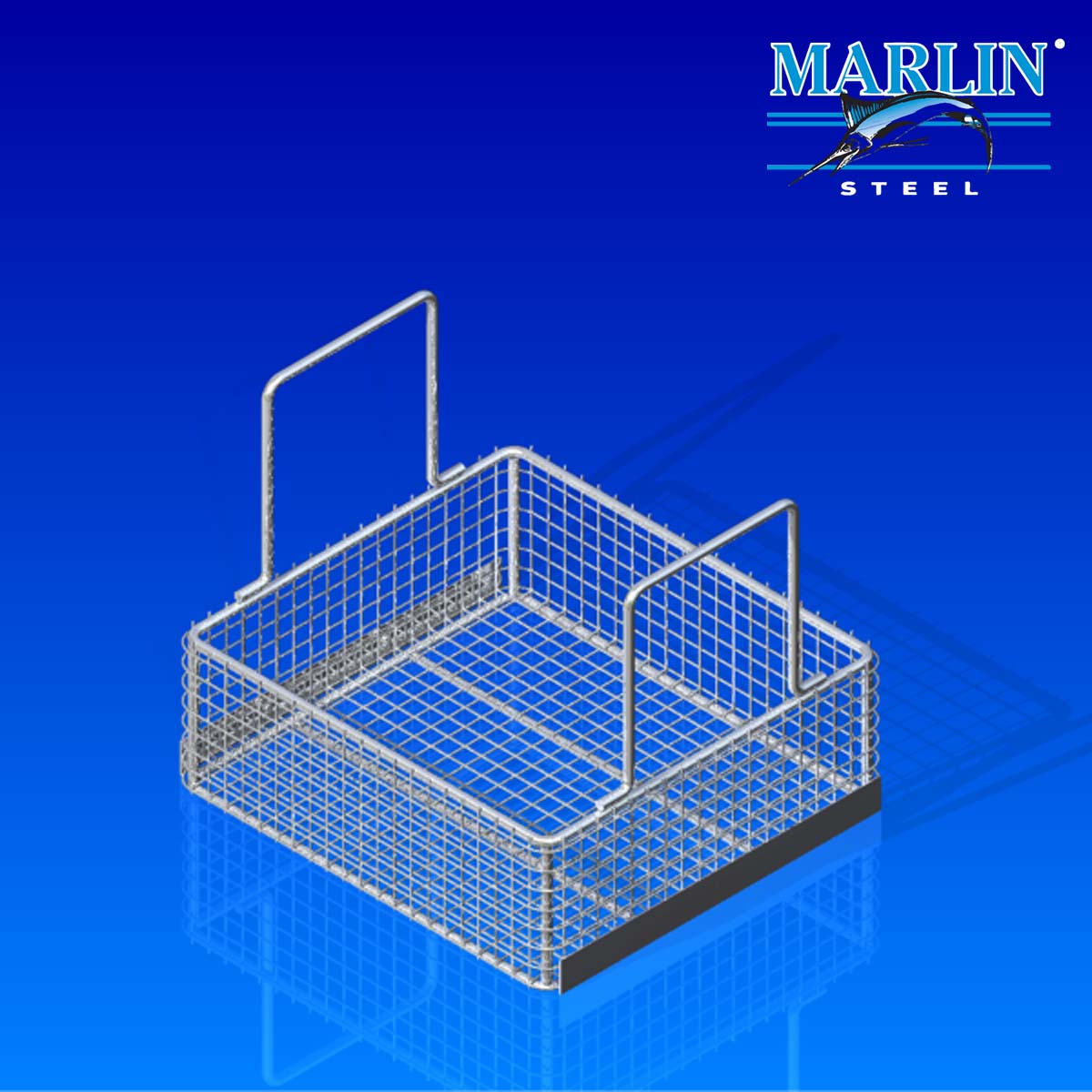 Marlin Steel Wire Basket with Handles 854007