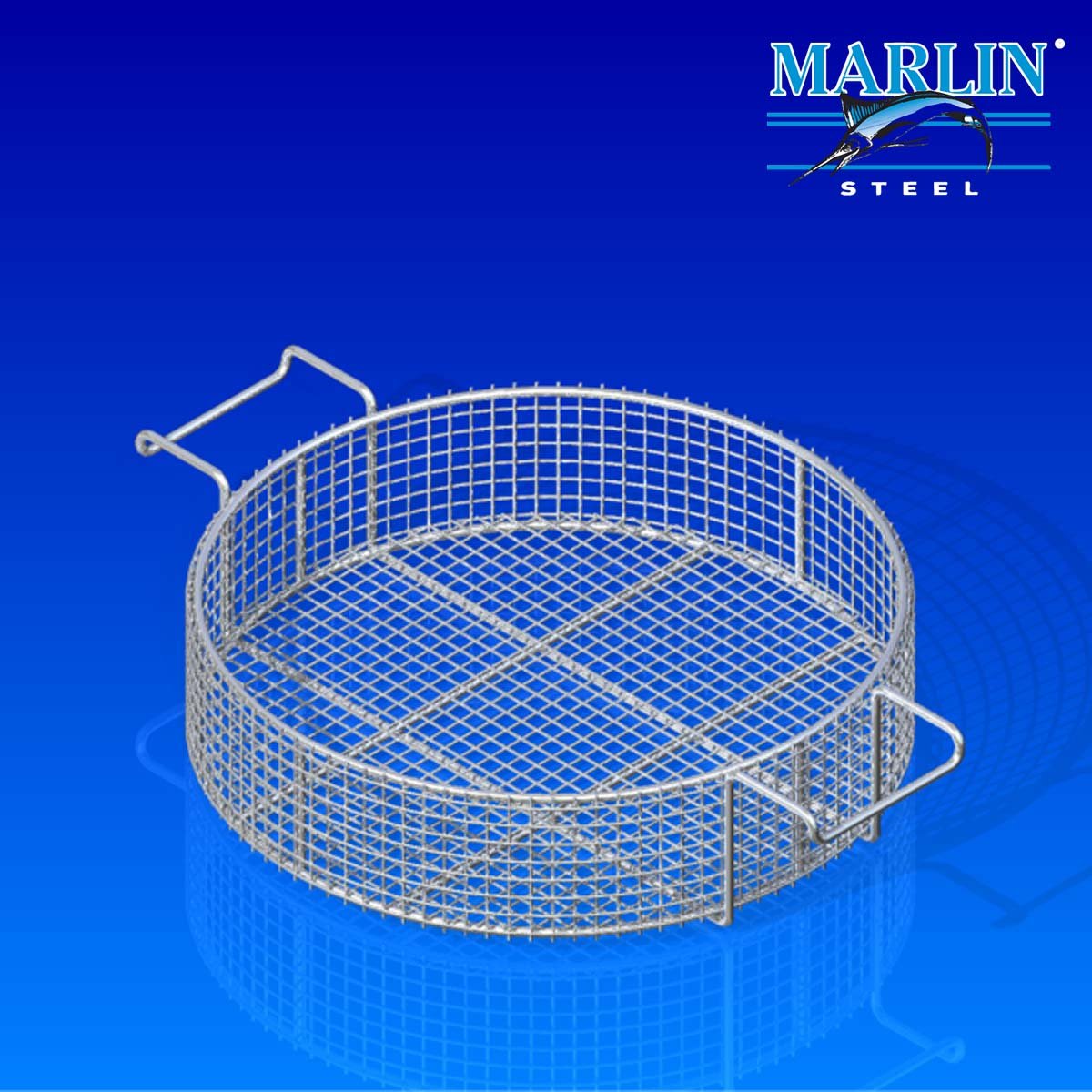 Marlin Steel Round Basket 857001