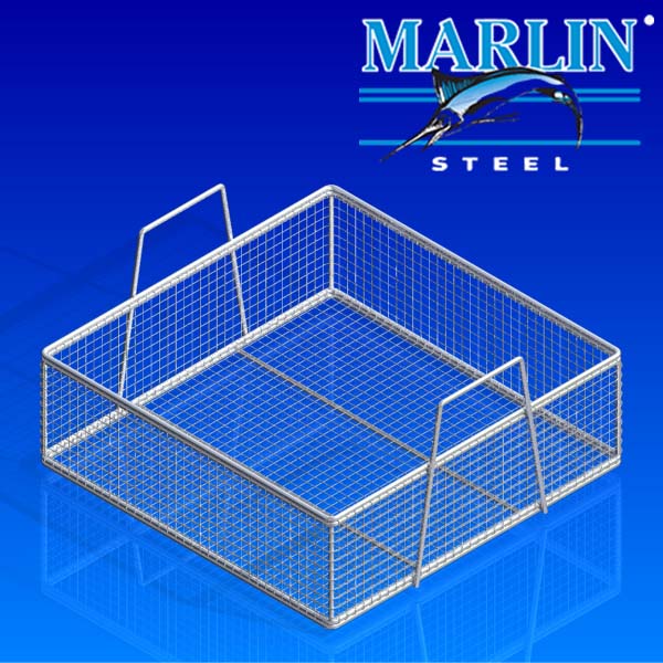 Marlin Steel Ultrasonic Cleaning Wire Basket 321001
