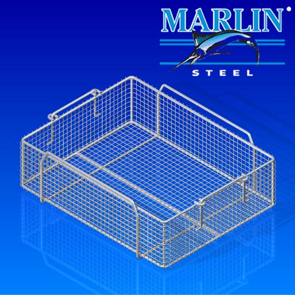 Marlin Steel Ultrasonic Cleaning Wire Basket 430010