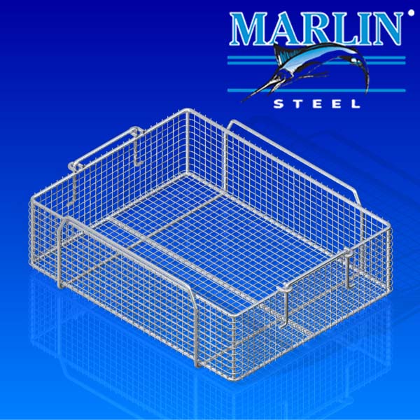 Marlin Steel Ultrasonic Cleaning Wire Basket 430010