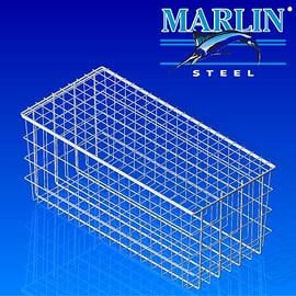 Wire Basket with Lid 734001